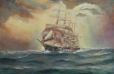 Nitrate Clipper, Oil on Board, 20" x 30". (c) Vernon Rowe